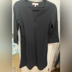 Jude Connally Black Shift Dress. Size Medium.
